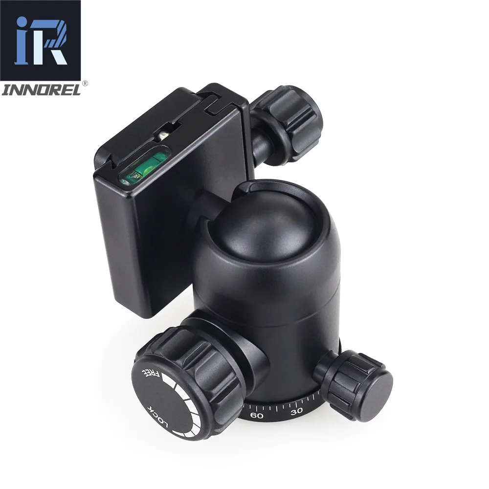 Camera Tripod Ball Head-INNOREL B44/36/32 CNC All Metal Process Rotating Panoramic BallHead with Quick Release Plate Arca Swiss