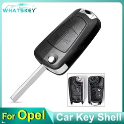 WhatsKey 2/3 pulsante Flip pieghevole chiave a distanza Shell Cover per Opel Astra H J G Insignia Vectra C Corsa D Zafira B Signum Vauxhall