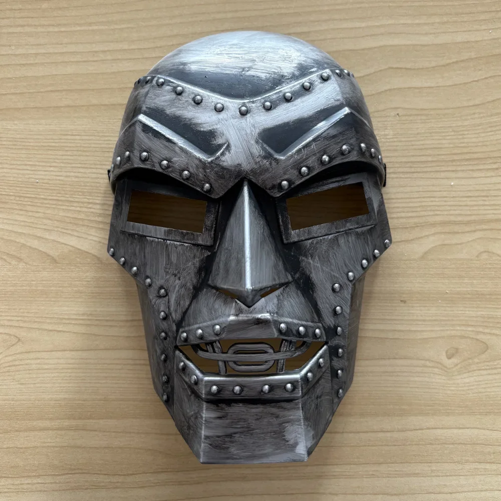 Dr Doom Mask Cosplay Hero Doom Thicken Plastic Masks Halloween Carnival Dress Up Party Costume Props
