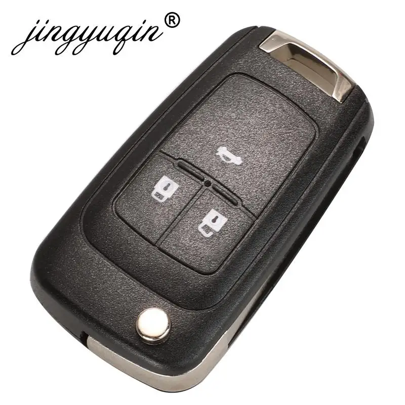 jingyuqin 10pcs 2/3/4/5 Buttons Remote Key 315/433MHZ ID46 Chip For Opel AstraJ Insignia Mokka ZafiraC Valeo HU100 Blade