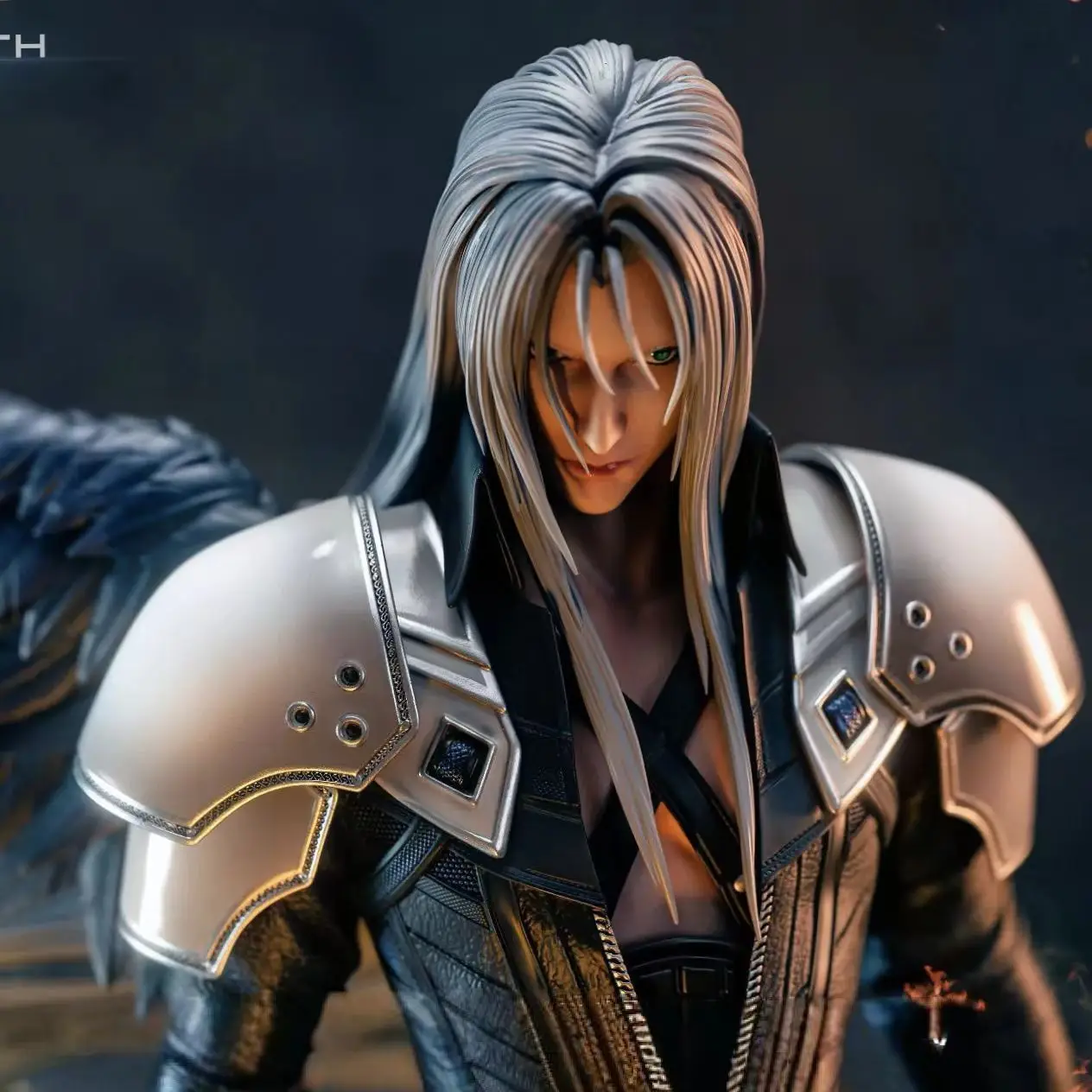 Final Fantasy Sephiroth-actiefiguur - Handgemaakte Gk Angel-serie Game Gerelateerd Model Ornament Collectible in Boxed Packaging gif