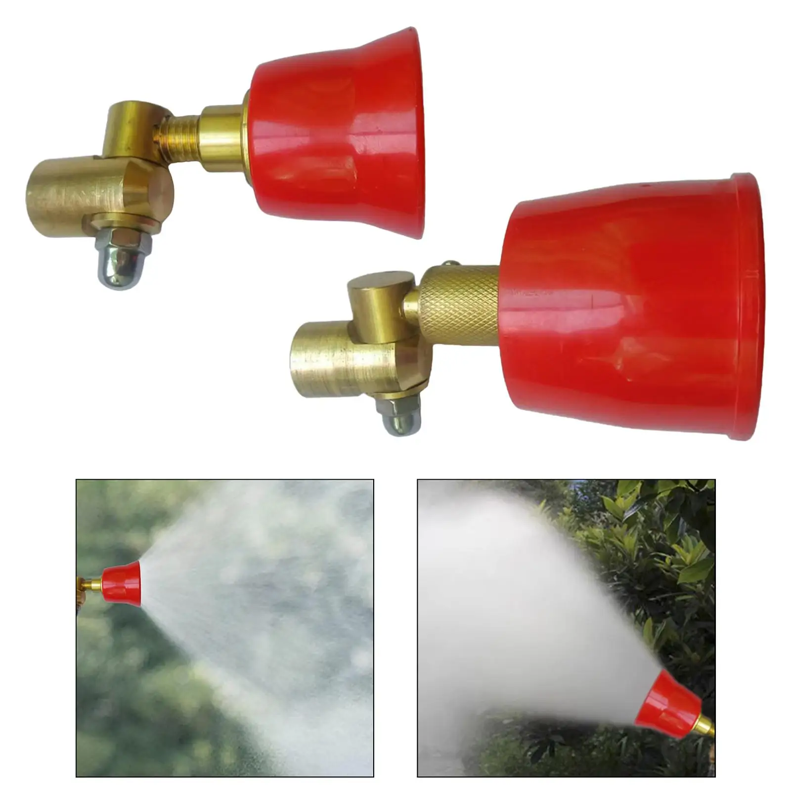 High Pressure Sprayer Nozzle Brass Misting Nozzle Spray System Adapter for Greening Deodorizing Air Purification