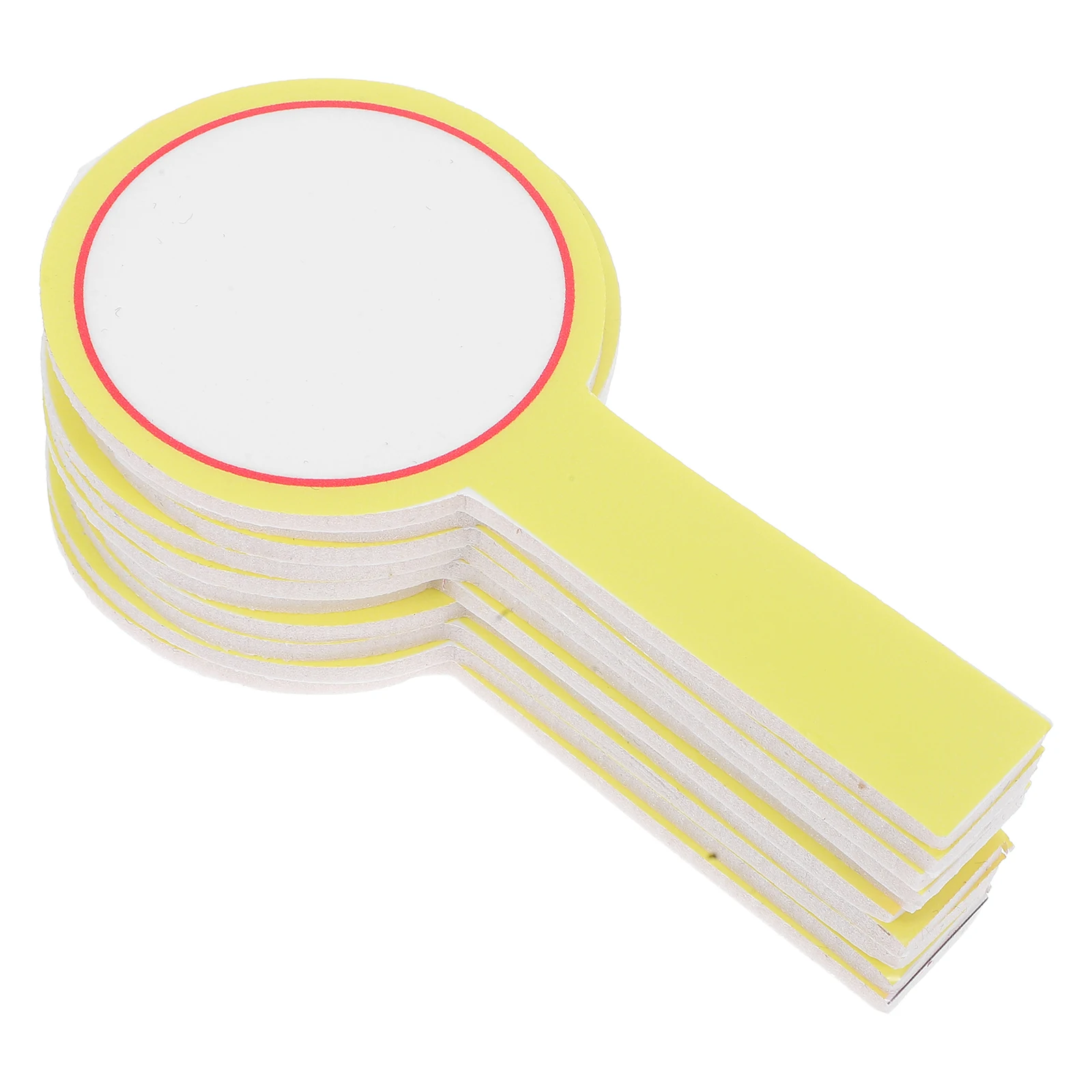 10 pz Cancellabile A Secco Paddle Board Riutilizzabile Aula Vote Asta Lavagna Palmare Leggero Portatile Insegnante Studente Evento