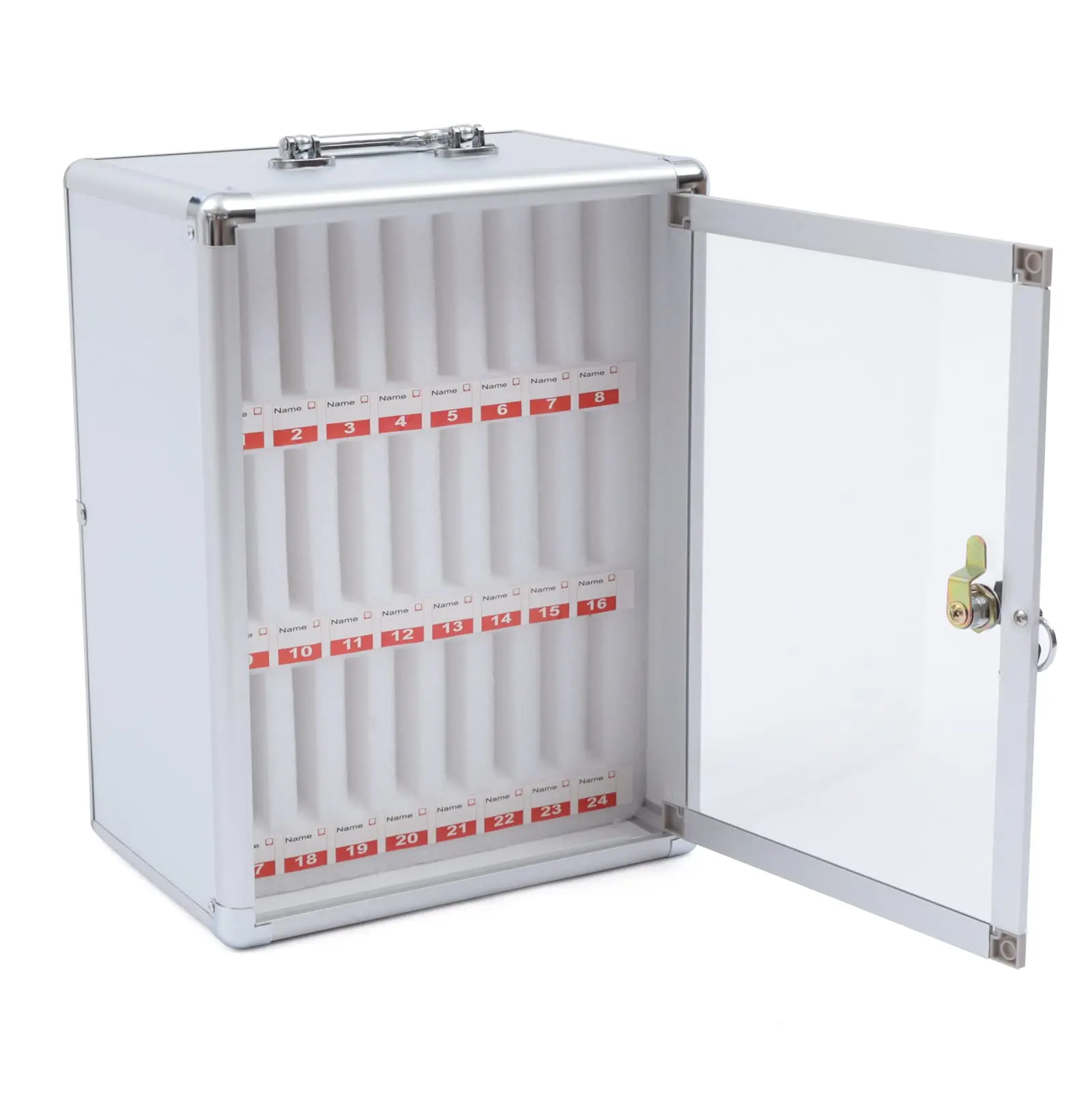 24-слотовый замок для сотового телефона из алюминиевого сплава, шкафчик для сотового телефона для классной комнаты, шкаф для хранения сотовых телефонов, отдельно стоящий/настенный шкаф