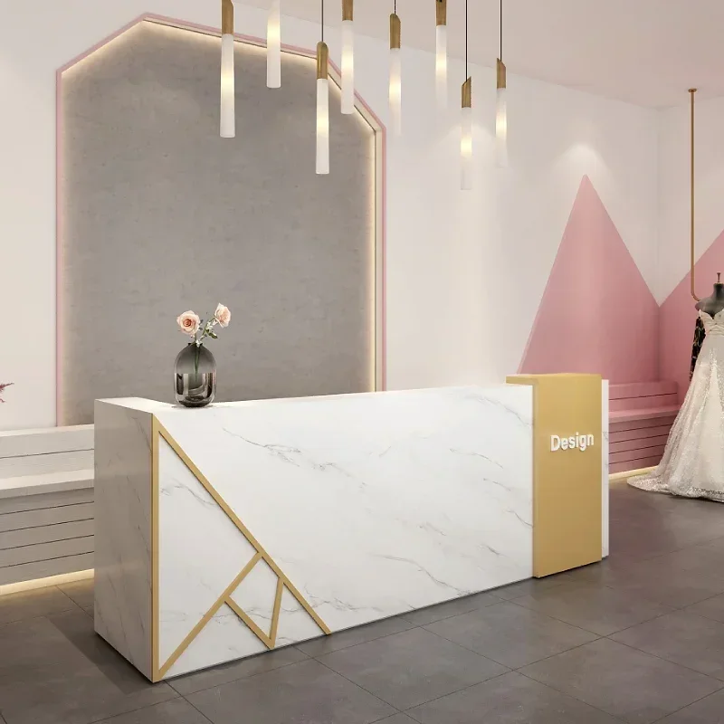 

newBarber Shop Cashier Desk Beauty Salon Company Clothing Store Beauty Salon Reception Desk