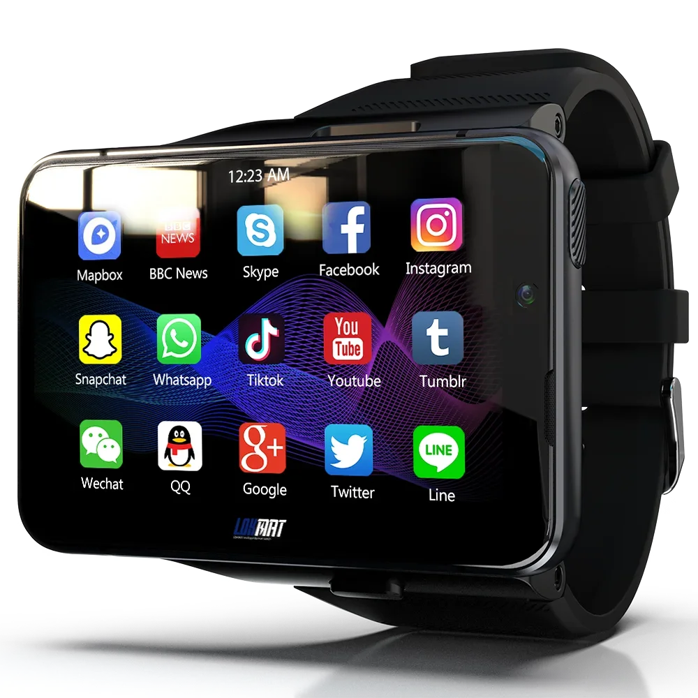 Gorący bubel 2022 nowy projekt inteligentny zegarek telefon Lokmat Appllp Max 4g Call Smartwatch 2,88 cala 4g + 64gb Android Ios telefon Gps