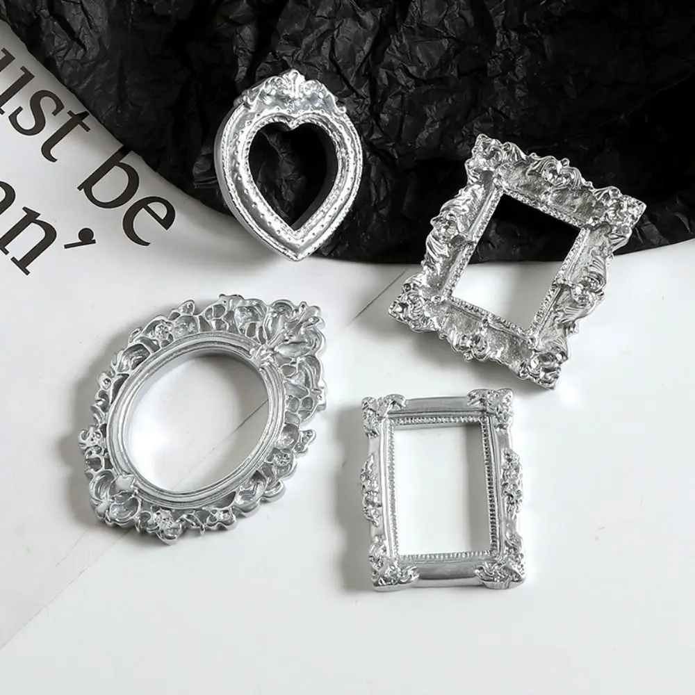 Vintage Resin DIY Shadow Box Frame Gold DIY Mini Photo Frames Wedding Photo Display Frames Photography Background Decoration