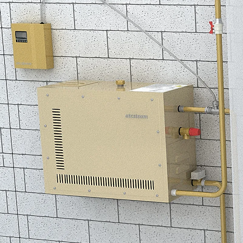 AT30S-90s Steam new Generator stainless steel Home Sauna Room equipment Control Steam Bath Machine For Home Spa Furnace Steamer