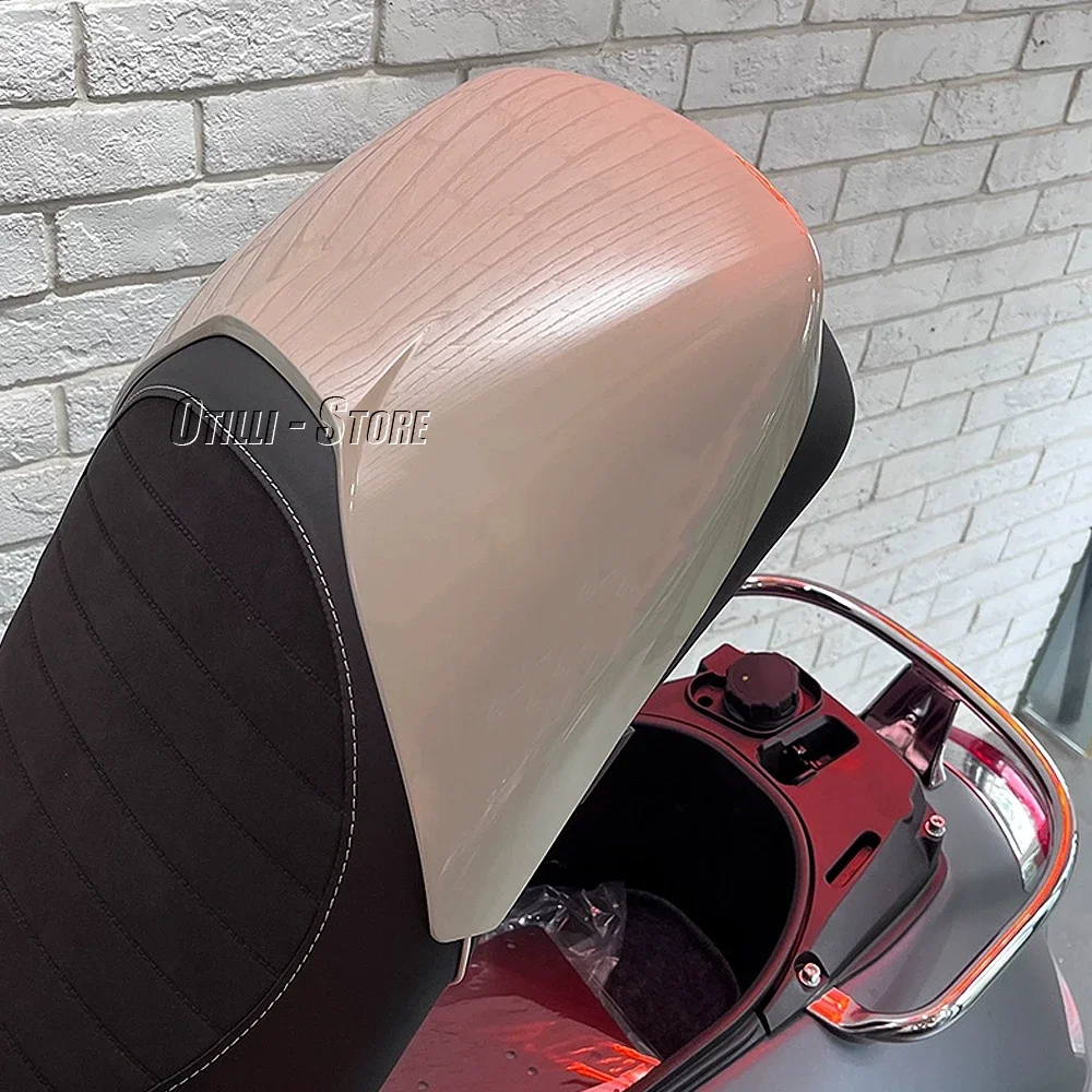 new GTV300 Rear Seat Cover For Vespa GTV300 GTV GTV 300 2018-2024 Rear Pillion Passenger Cowl Motorcycle Accessories Fairing