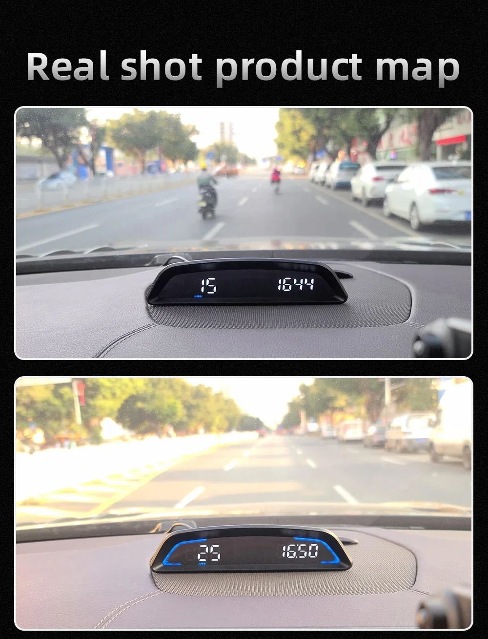 G3 GPS / B3 OBD HUD Digitaler Auto-Tachometer Head-Up-Display Zubehör Auto-Drehzahlmesser Wassertemperaturmesser Smart Gauge – Detail 20