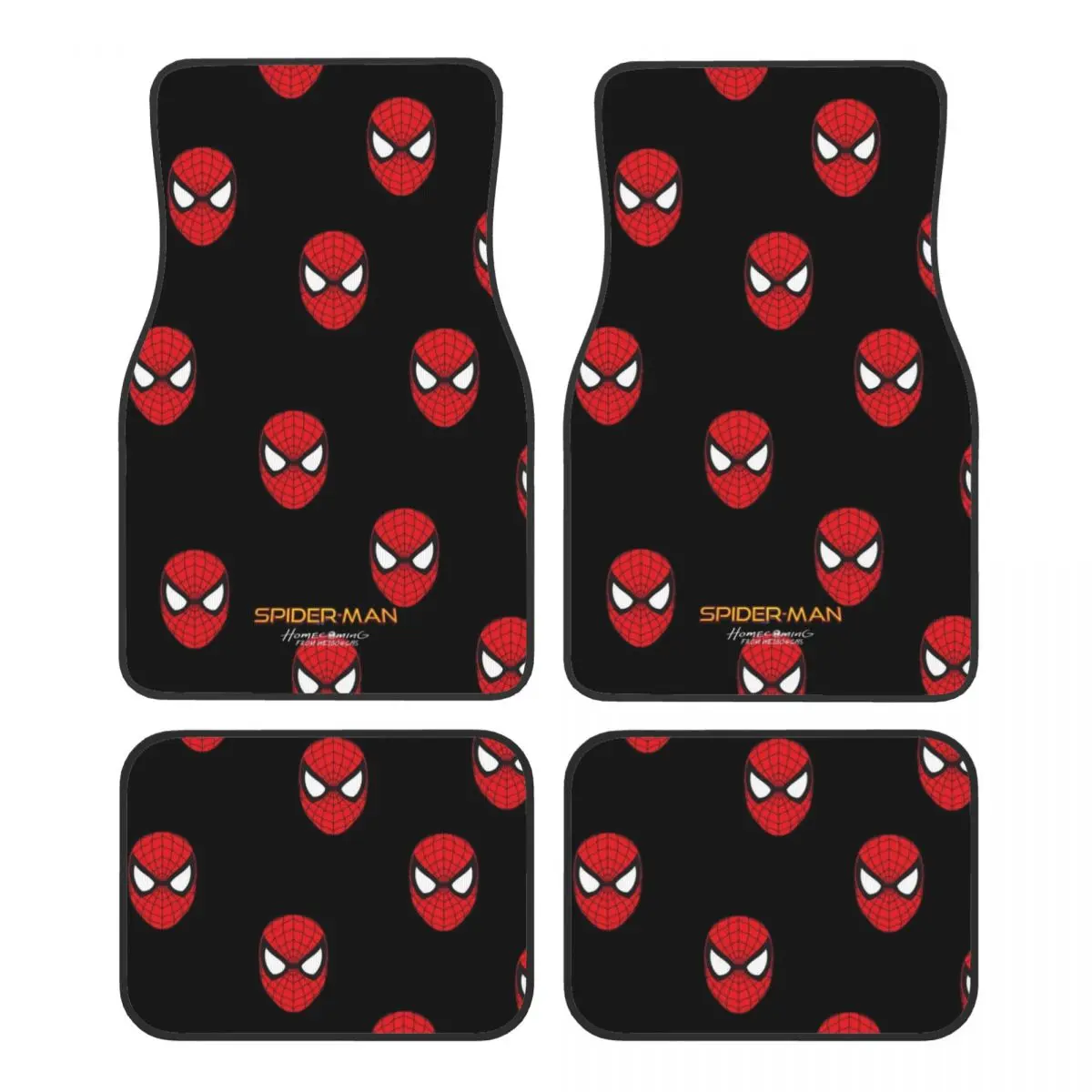 

Spider-Man Superhero Automotive Floor Mats for Cars Universal Fit Full Set Car Floor Mats Non-Slip for SUV Sedan