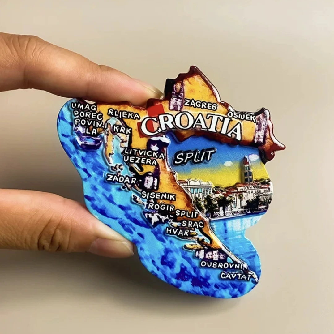 أوروبا كرواتيا دوبروفنيك سبليت زغرب مغناطيس الثلاجة، مغناطيس الثلاجة مواد الديكور هدايا الحرف اليدوية
