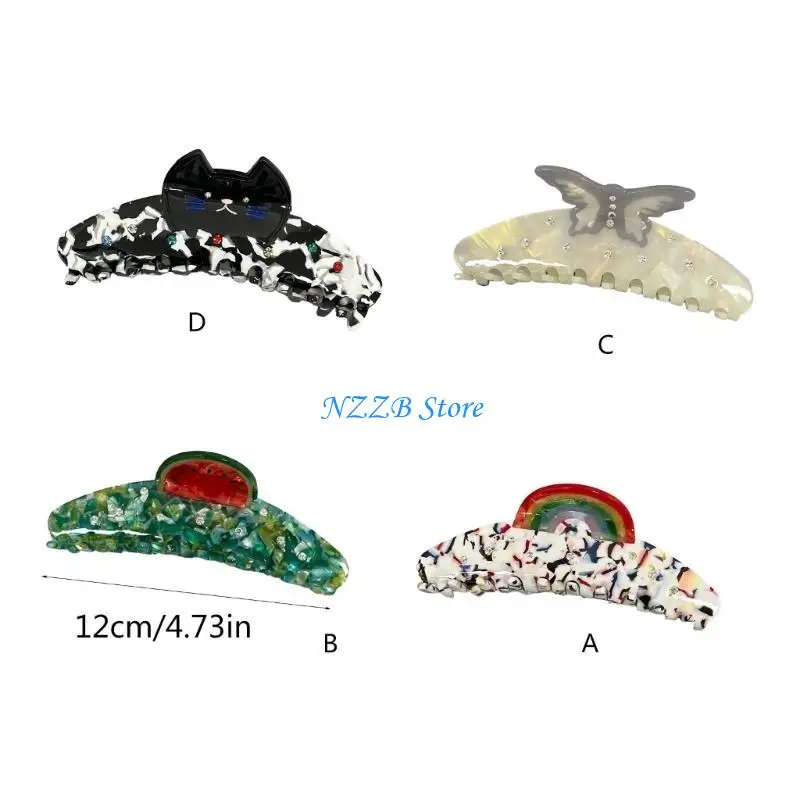 T21F متعددة نوع ذيل حصان مشبك شعر امرأة ملونة التصوير الفوتوغرافي التسوق مشبك شعر