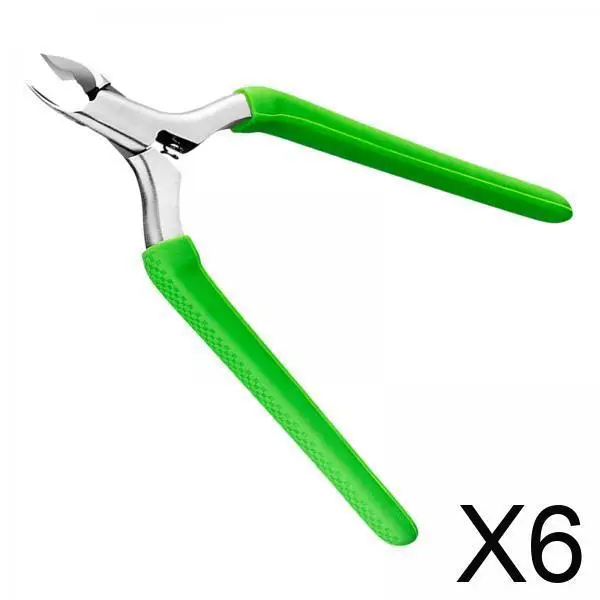 

6x Professional Nail for Salon Use - Green, Ergonomic Design