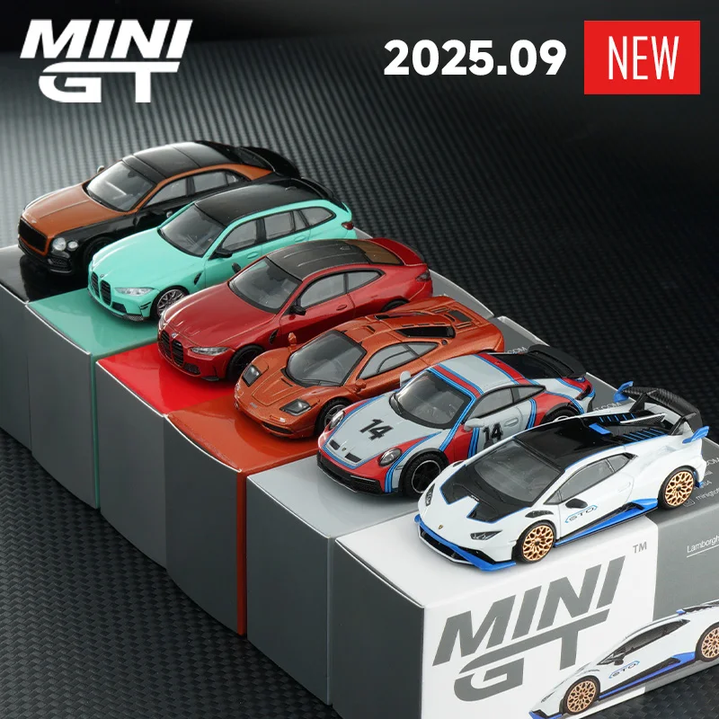 

MINIGT 1/64 McLaren BMW Porsche Bentley Nissan Honda sports car Vintage car metal diecast cars Toys For Boys collect ornaments