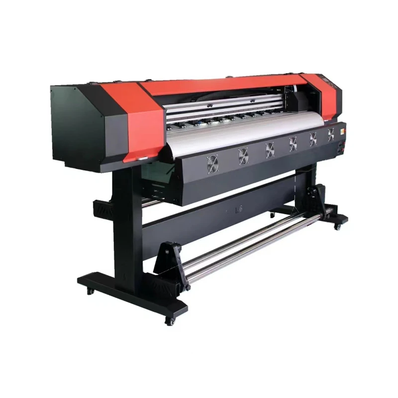 uv printer 160cm 180cm digital large format printer with double heads xp600 CMYKW