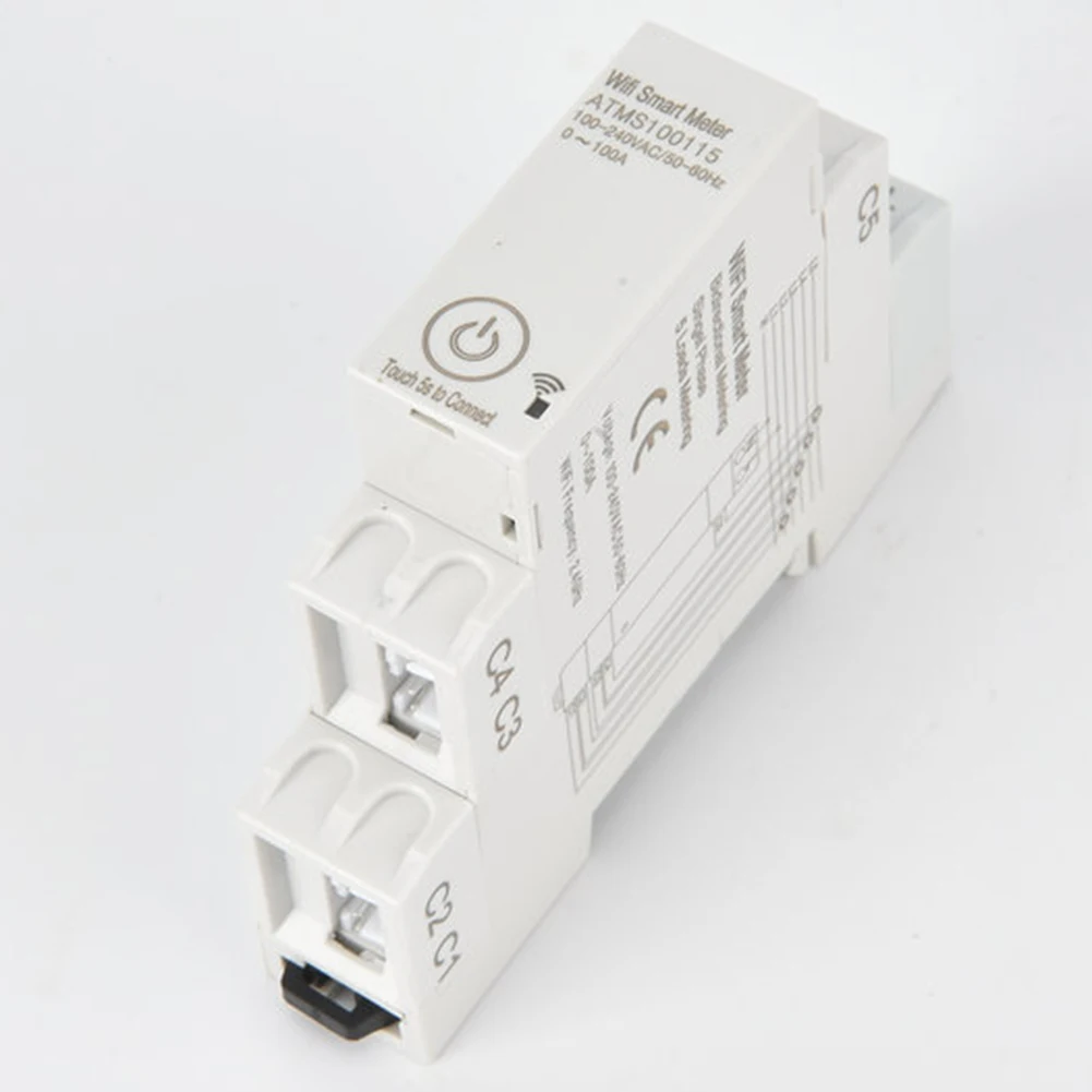 Single-Phase WiFi Smart Meter Supporting 100A Measurement Range and Comprehensive Energy Tracking Including Solar