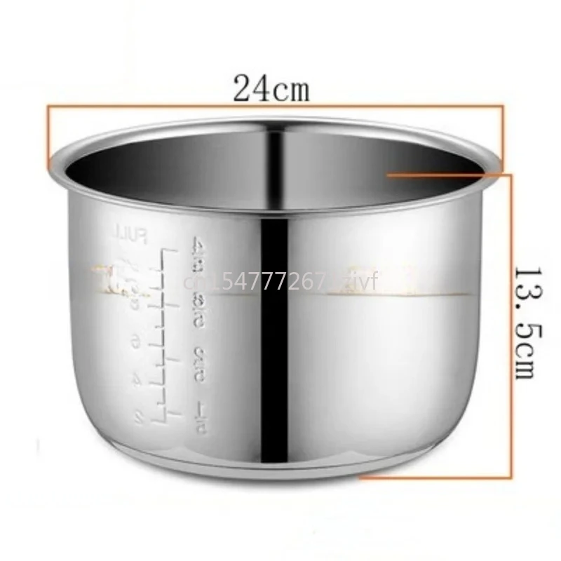 

5L Electric pressure cooker liner inner bowls multicooker bowl stainless steel tank for cooking soup porridge