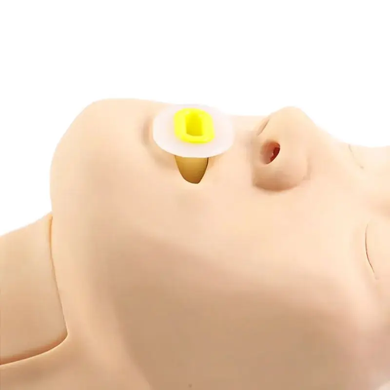 Modèle de formation à la gestion des voies respiratoires, ventilation nasopharyngée, simulateur d'intubation trachéale et de cricothyrotomie pour la pratique