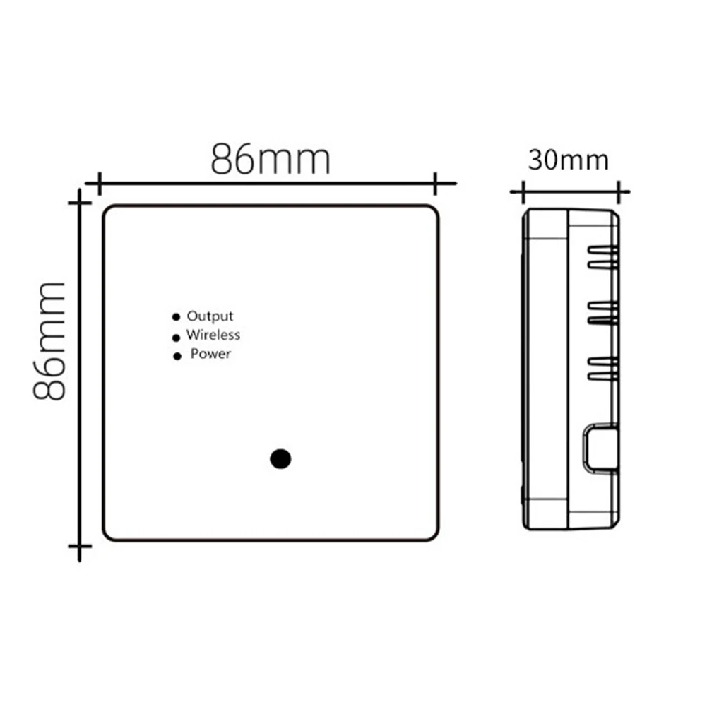 

Энергосбережение, Wi-Fi, регулятор температуры, беспроводной термостат, контроль температуры, 118*24*86 мм, большой беспроводной диапазон