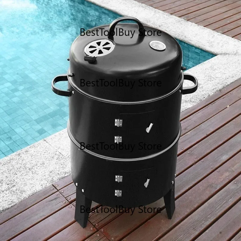 Smokeless Grill House hold BBQ Grill Outdoor Charcoal Stainless Steel BBQ Indoor Stew Grill