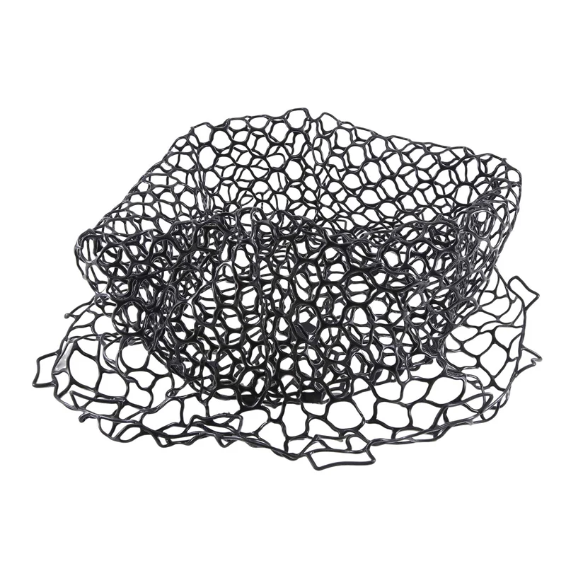 

Replacement Collapsible Fishing Net Wear-Resistant Rubber Mesh Fish Catch Multifunctional Dip Net Black 55Cm 1 Piece