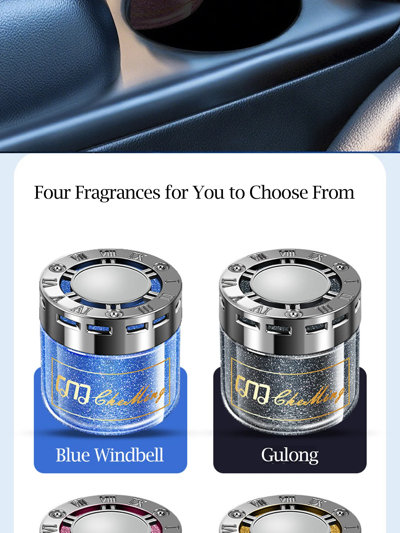 1 Stück im Auto montiertes Sternenhimmel-Treibsand-Aromatherapie-Festparfüm, langanhaltender Premium-Duft für Autos, neuer Stil für Männer und – Detail 11