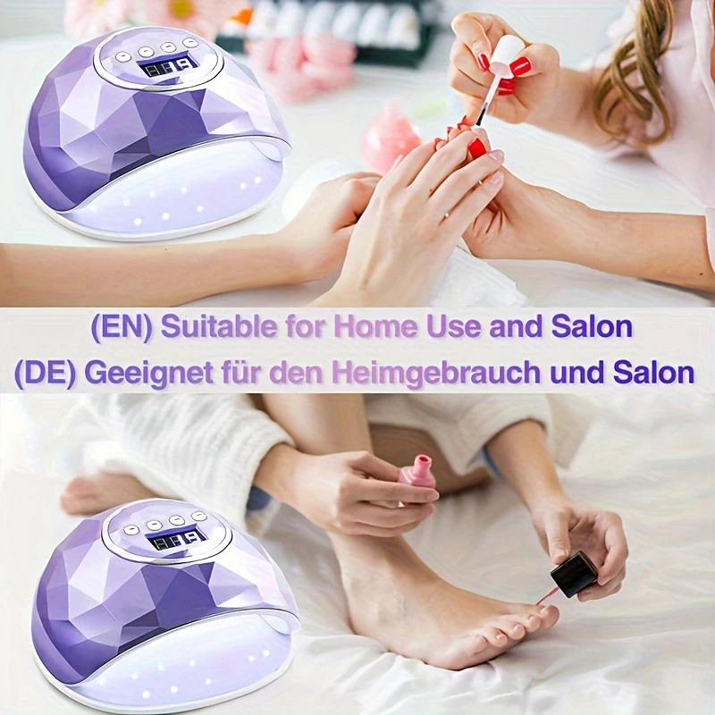 UV LED Nail Drying Lamp 86W Nail Lamp 39LEDS Gel Polish Dryer Professional Manicure Lamp With Smart Sensor Manicure Tools