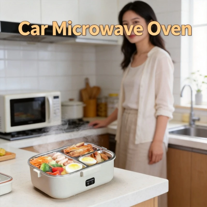 

12V 24V Car Electric Lunch Box Portable Heating Rice Cooker Truck Food Warmer Insulated Cooking Pot for Hot Meal