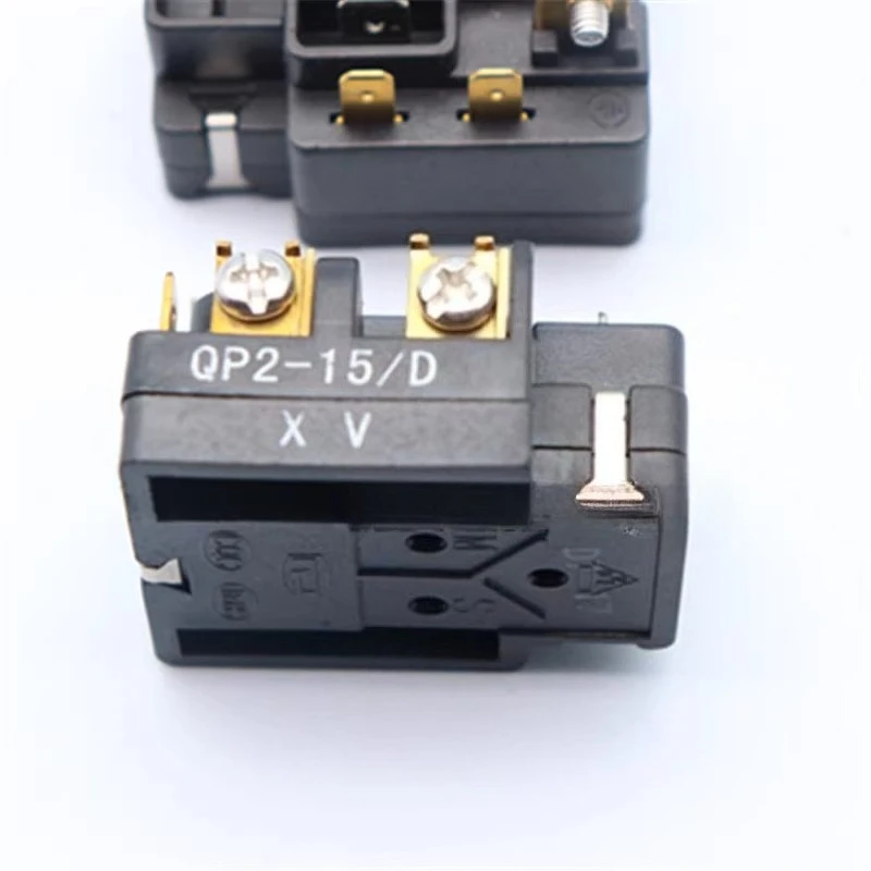 QP2-15D 10 Pin Plug-in Refrigerator Compressor Starter Relay with Overload Protection,  Freezer Repair Part