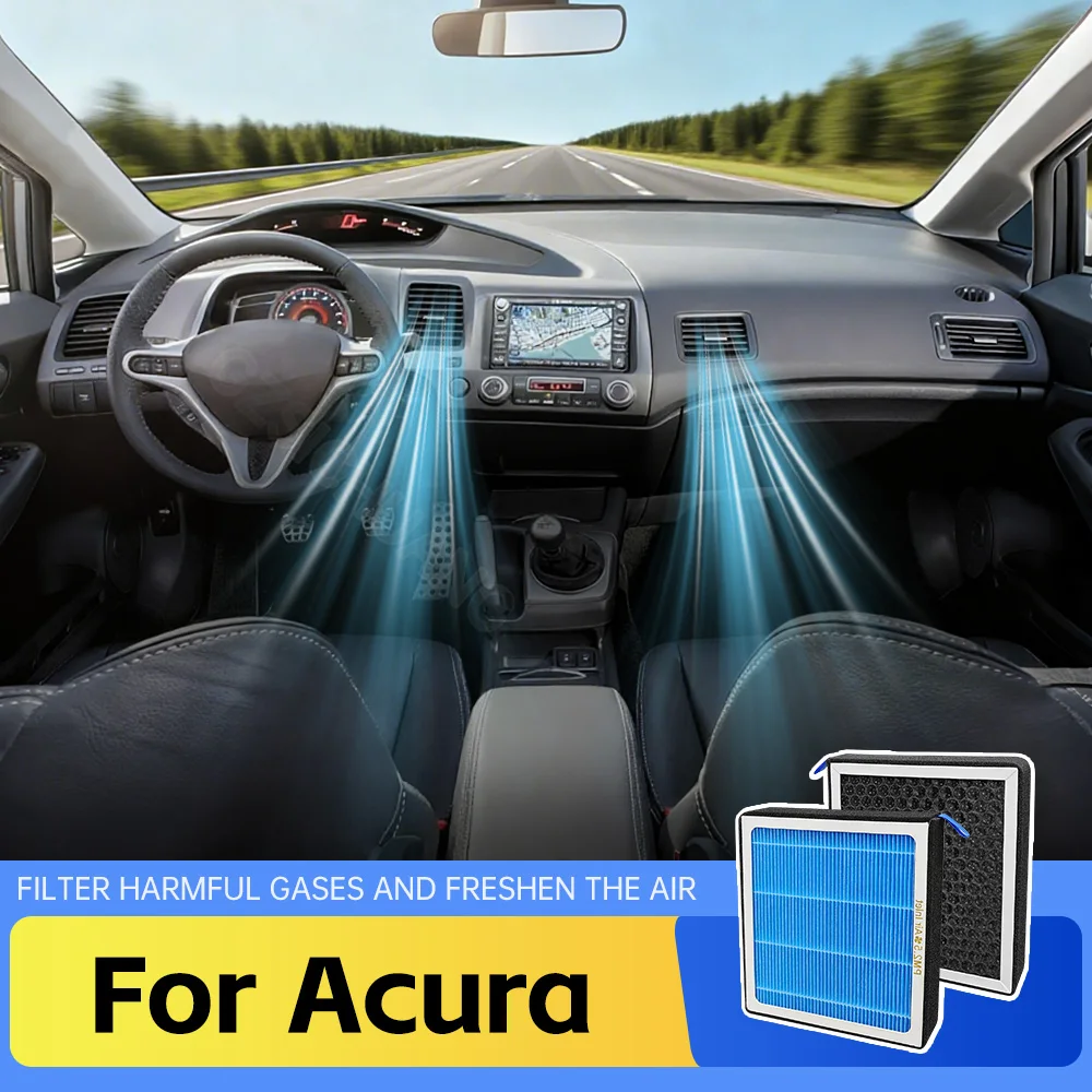 

Car Air Conditioning Filter For Acura ZDX TSX TLX TL RLX RL RDX MDX ILX Activated Carbon Cabin Air Filter Interior Accessories