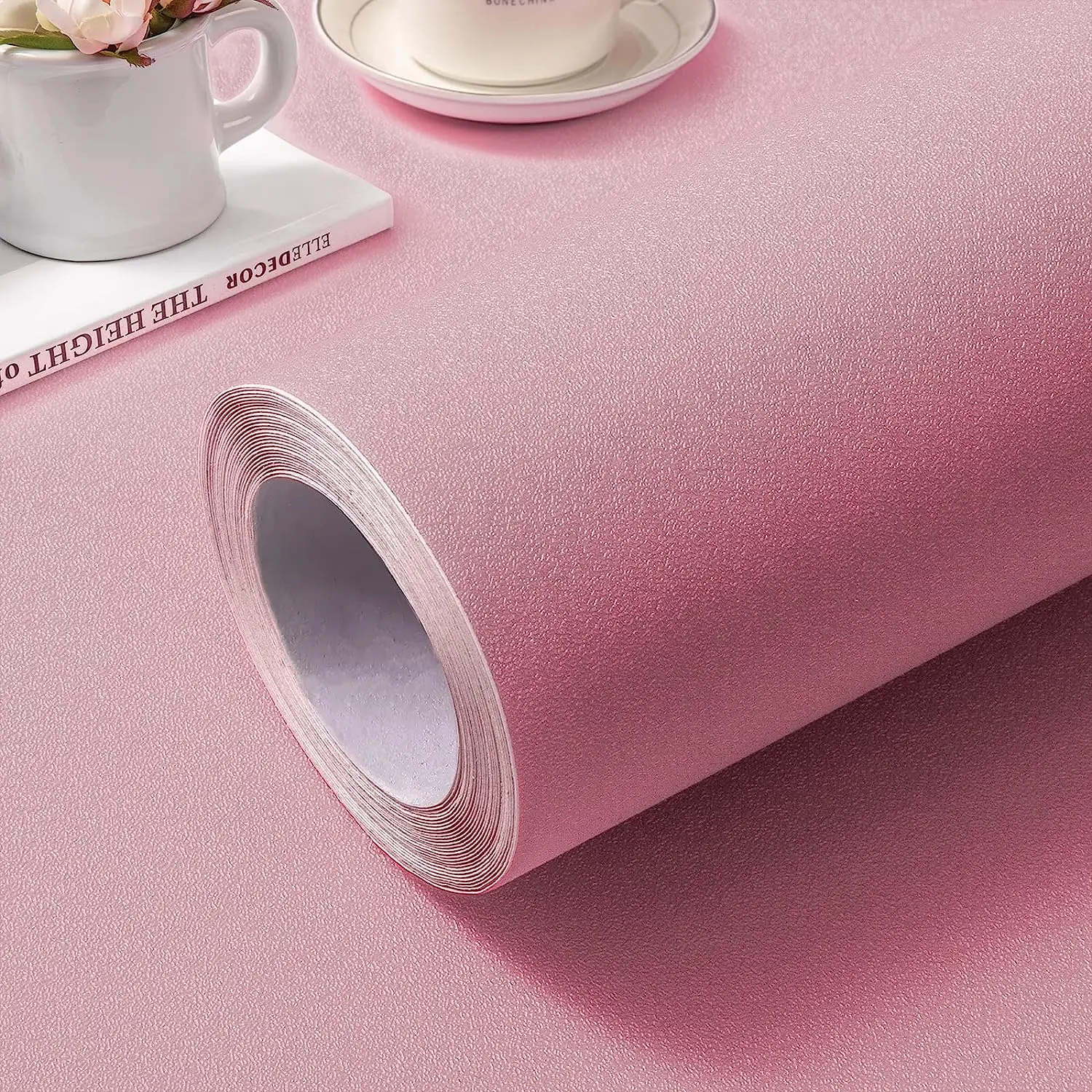 

Thick Solid Color Self Adhesive Wallpaper for Wall In Rolls for Living Room Kitchen Furniture DIY Decor Vinyl PVC Wall Stickers