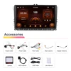 Podofo 9inch android autoradio für vw passat golf mk5 mk6 jetta multimedia player carplay android auto 2 64g gps navigation wifi 6