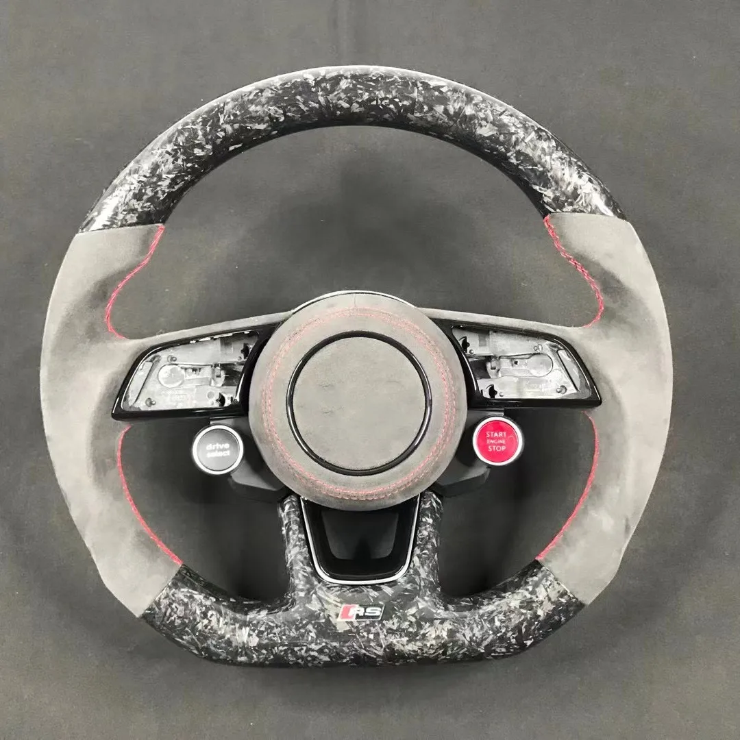 High quality forged steering wheel for RS4 RS5 RS6 carbon fiber steering wheel