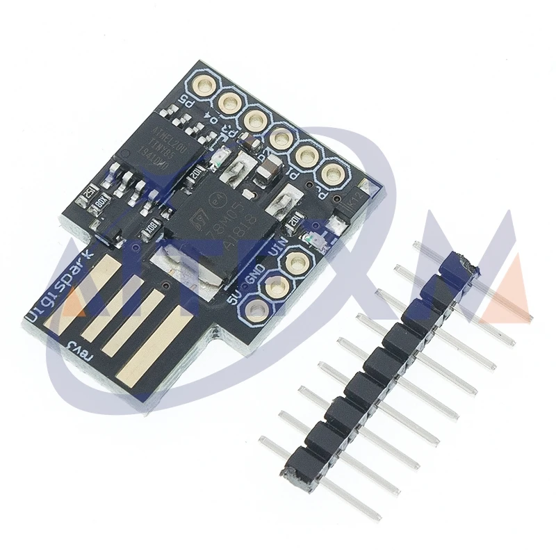 Picture 7: 2PCS TINY85/ATTINY85 Digispark Kickstarter Development Board ATTINY85 Module For Arduino IIC I2C USB Black