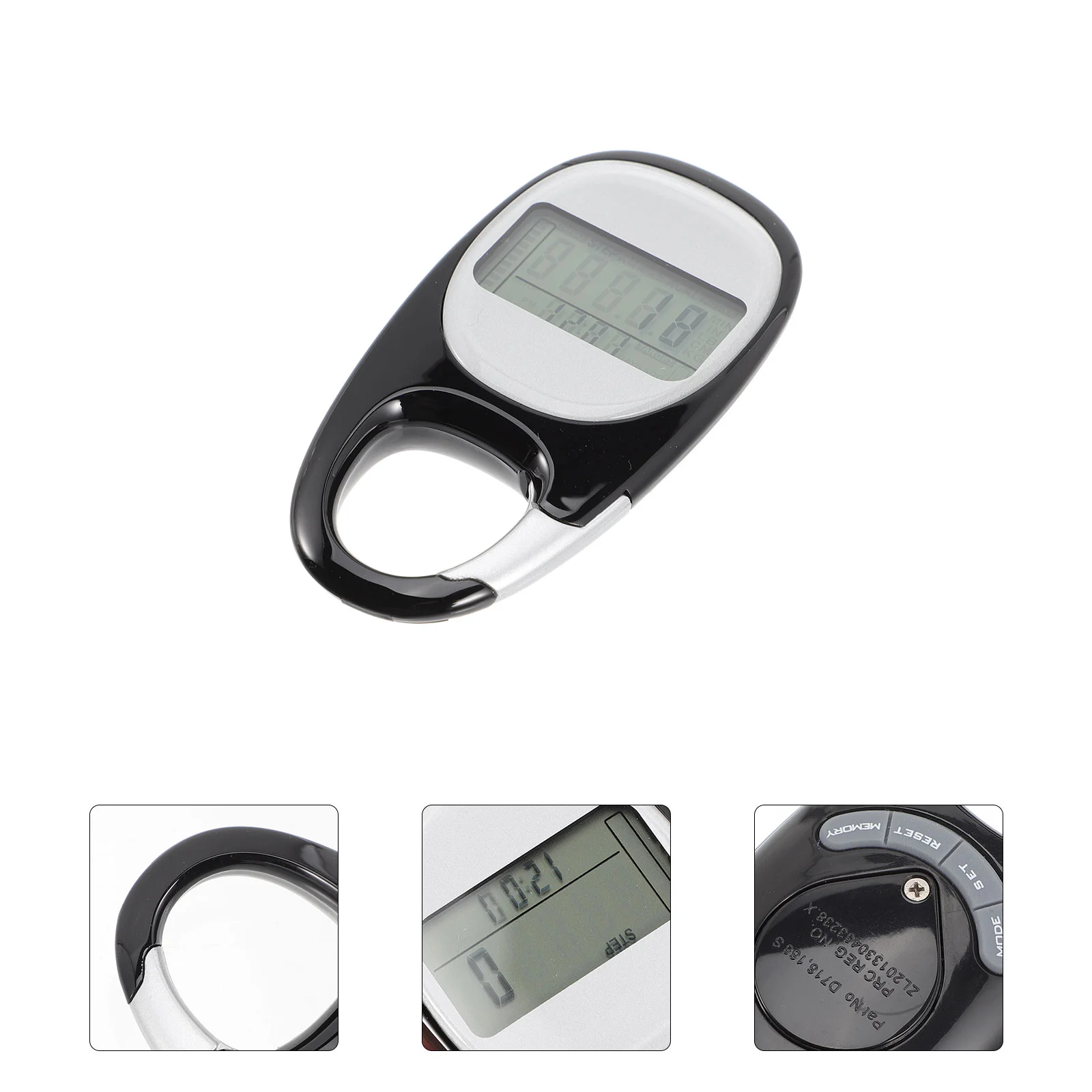 3d Pedometer for Outdoor Creative Step Counter Professional Portable Passometer Sports Convenient Walking Abs Climbing Travel