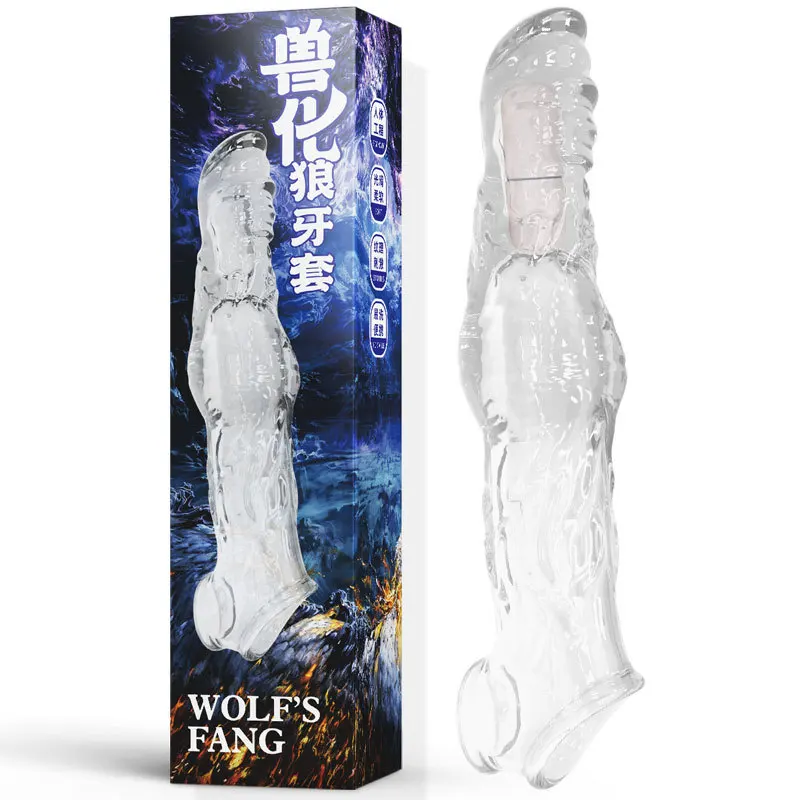 Extend 7cm Penis Enlargement Sleeve Vibrator Cock Ring Reusable Condoms Sex Toys for Men G Spot Vibrating Delay Ejaculation