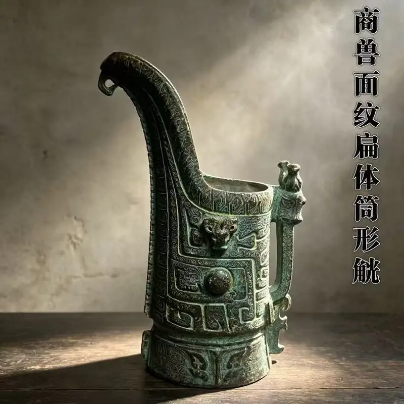 artifacts: Fu Hao cup, garlic- vase, jar, bronze ritual vessel, the Jin Marquis bird-shaped