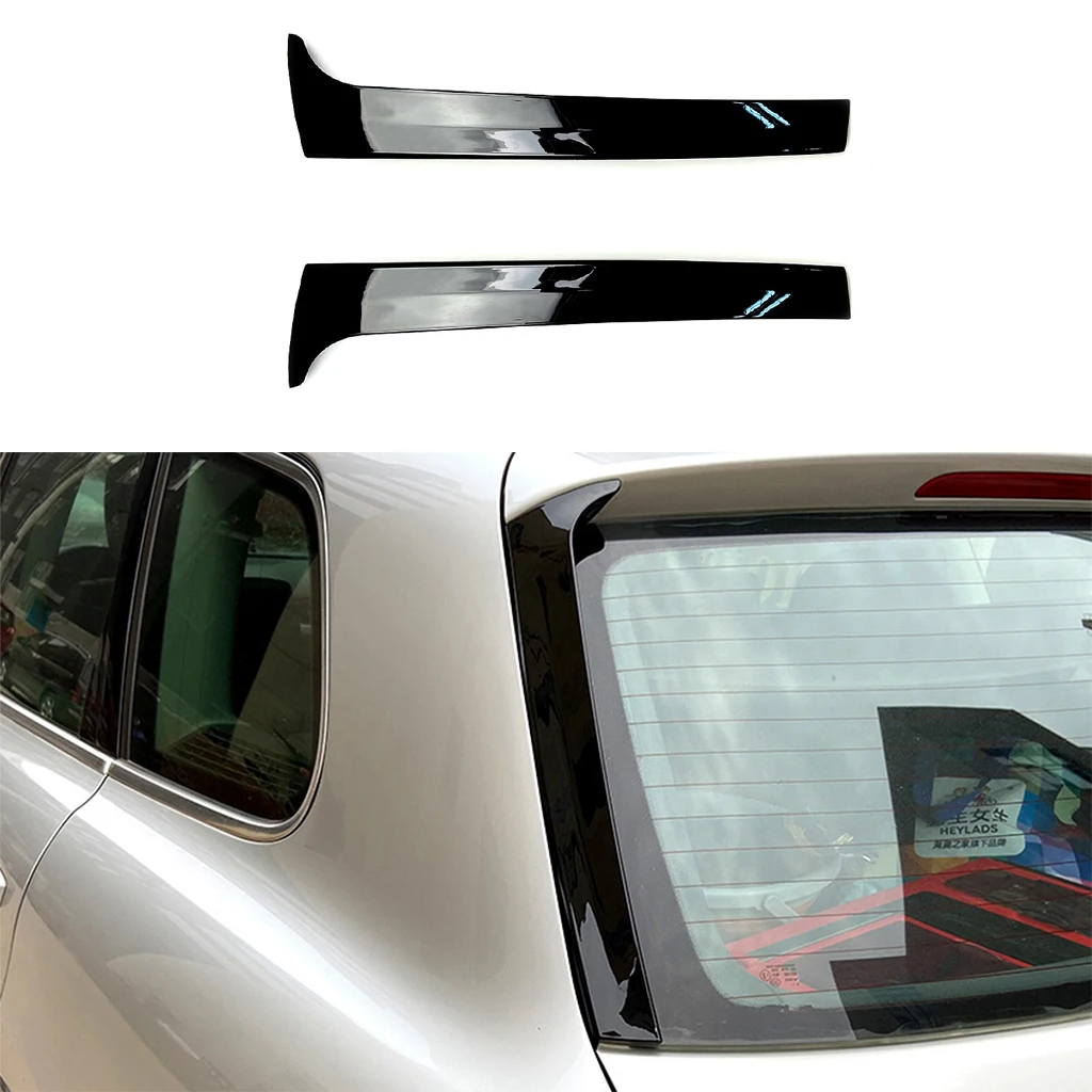 

Car Rear Window Side Spoiler Wing Splitter ABS Gloss Black For Volkswagen Touareg 2011 2012 2013 2014 2015 2016 2017