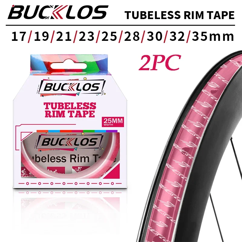 BUCKLOS Bicycle Tubeless Rim Tapes 10 Meter MTB Road Bike Rim Tape Strips 26 27.5 29 Inch 700c Width 17 19 21 23 25 28 30 32 35