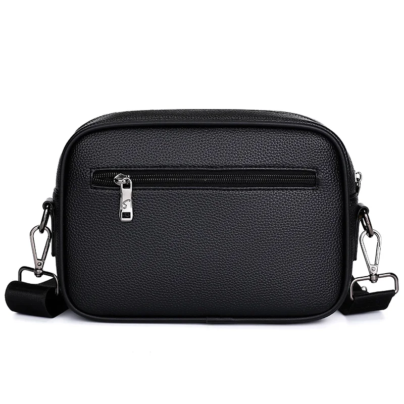 new Fashionable Plaid Men's Crossbody Bag Street Style Commuter Small Square Bag Casual Leisure Handbag Shoulder Bag 가방 sacoche