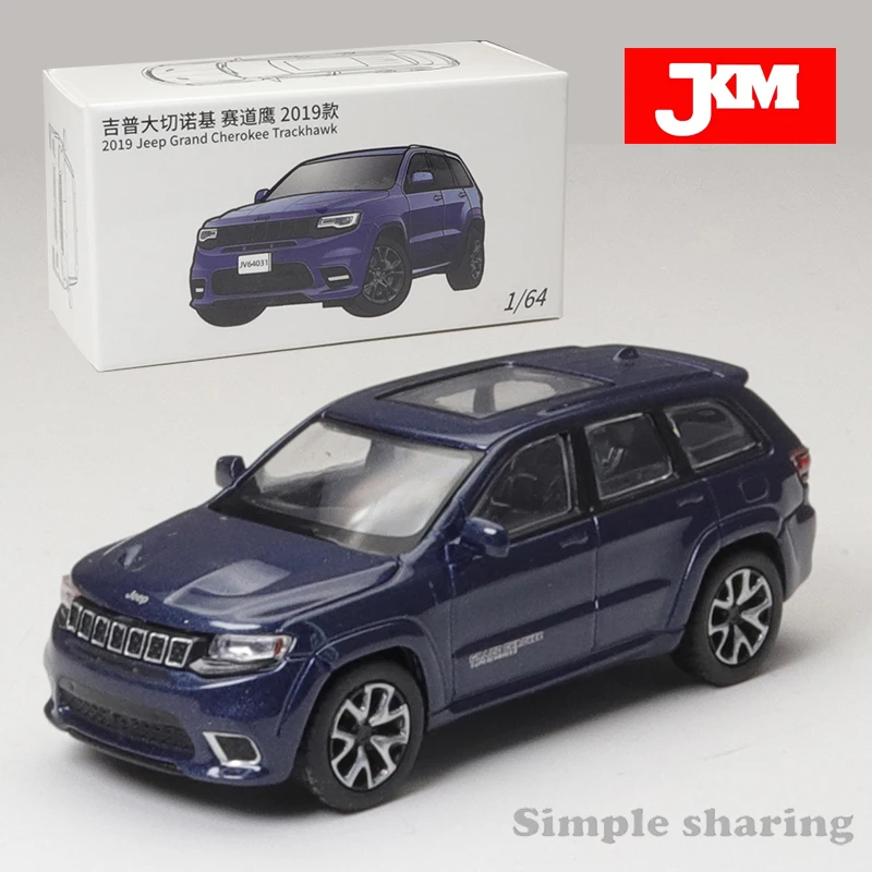 

JKM 1/64 Jeep Grand Cherokee Trackhawk 2019 Bugatti Magotan Passat Alloy Diecast Shock Absorption Model Toy Car Friends Gifts