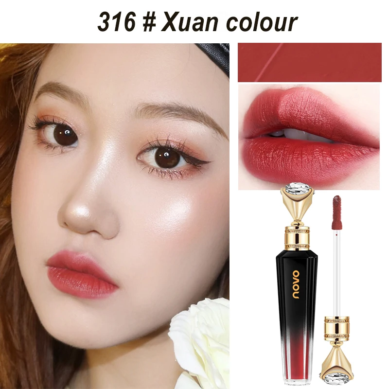 Luxe Koningin Fluwelen Lipgloss Matte Make-Up Waterdichte Vloeibare Lippenstift Rode Lippen Langdurige Glans Matte Lippenstift Tslm1