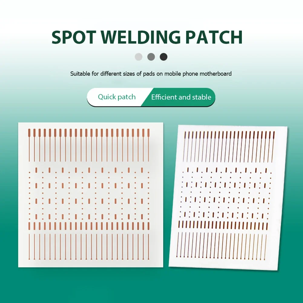 208 Dot Repair Spots Dot-Repairing Soldering Lug Patch Jumper Wire Spot Fixing Soldering Lug Solder Sheet for Phones BGA PCB Pad