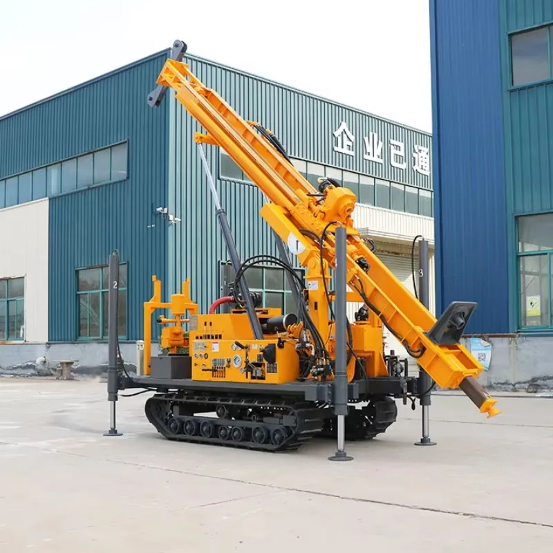 Pneumatic Top Drive Geological Exploration Rig 400m/600m/800m/1200m Core Drilling With Motor Gear Gearbox Core Components