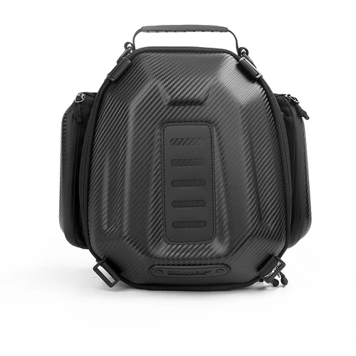 Bolsa de asiento trasero de motocicleta expandible, bolsa de gran capacidad de 12-18L, bolsa trasera Universal para montar en motocicleta, herramientas para motocicleta