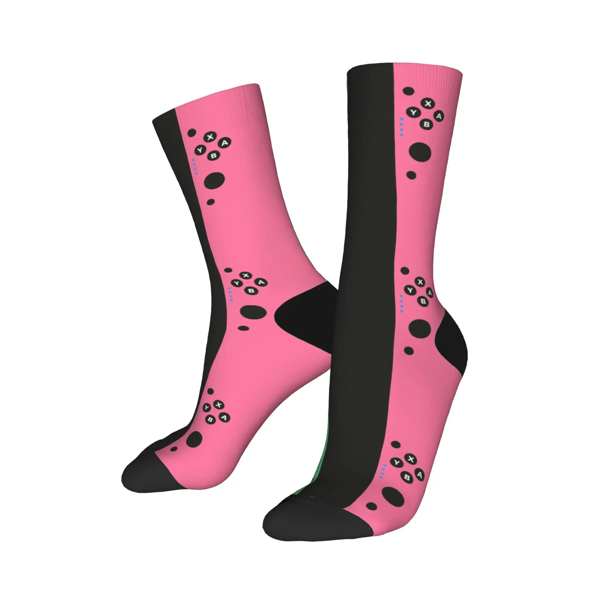 

Autumn Winter Hip-hop Men's Women's Video Game Gaming Controller Socks Non-slip Skateboard Socks