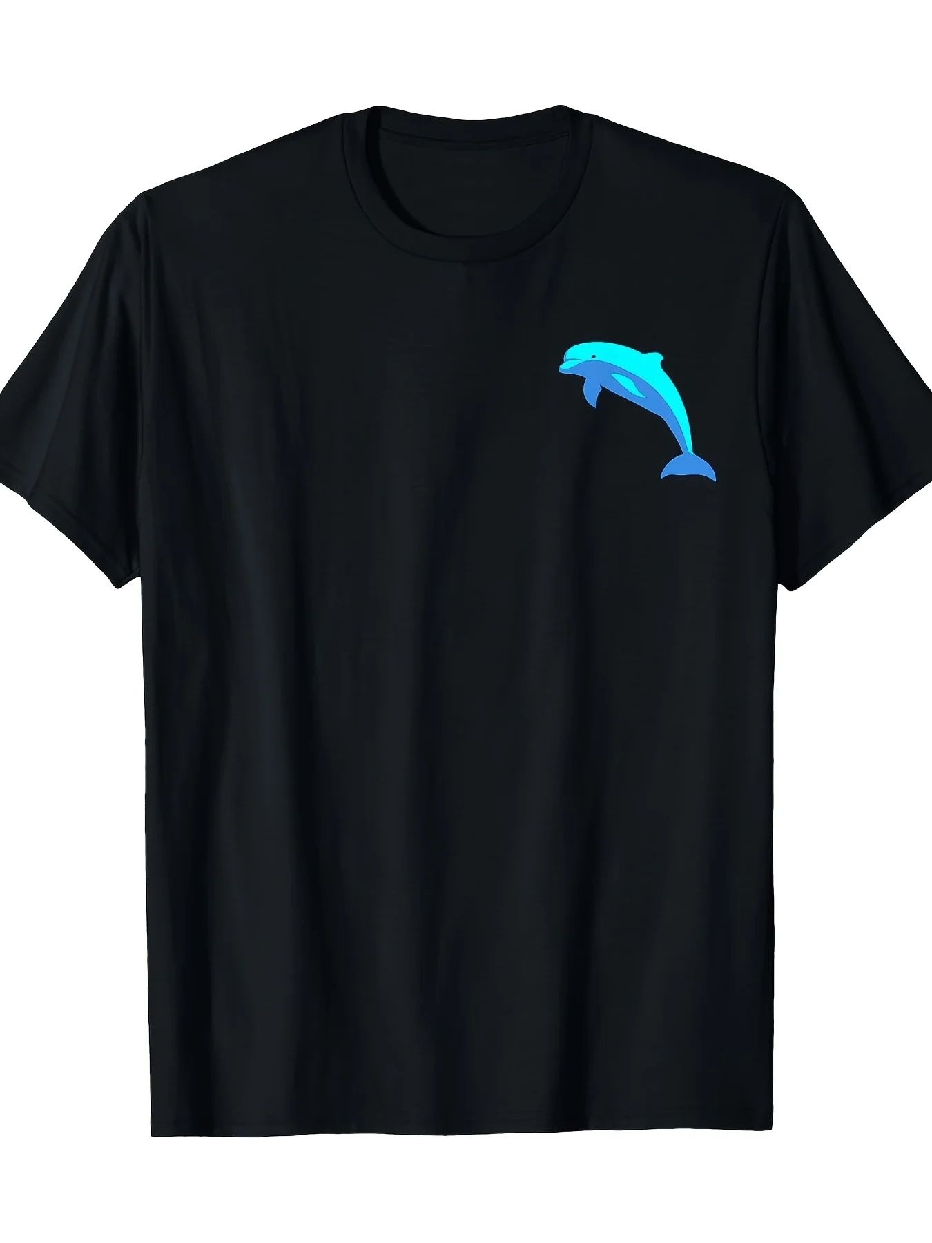 Blue Dolphin Logo Printed T-Shirt