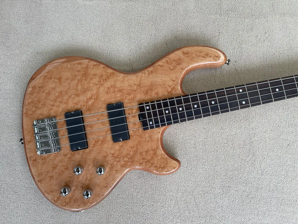 4 Strings Electric Bass Guitar with Rosewood Fretboard,Chrome Hardware ,Provide customized service