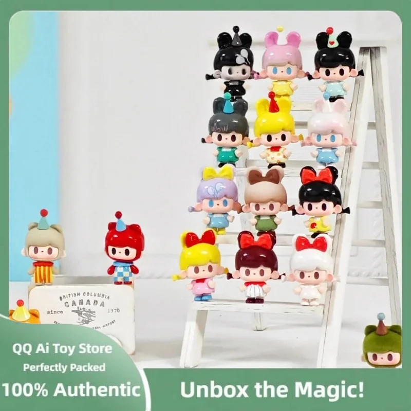 

Original Rabbit-Rabbit-Bear Second-Generation Children'S Amusement Park Blind Box Cute Adorable Mystery Bag Trendy Surprise Toy